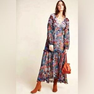 NWOT Anthropologie Maeve Annabella Maxi Dress - Size 14